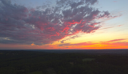 Coucher de Soleil en Dordogne
