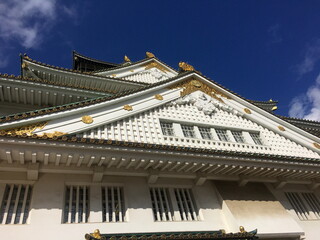 Obraz premium 日本の名城 大阪城 天守閣