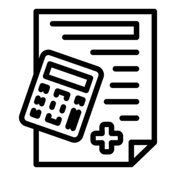 Financial document icon outline vector. Money freedom. Free income