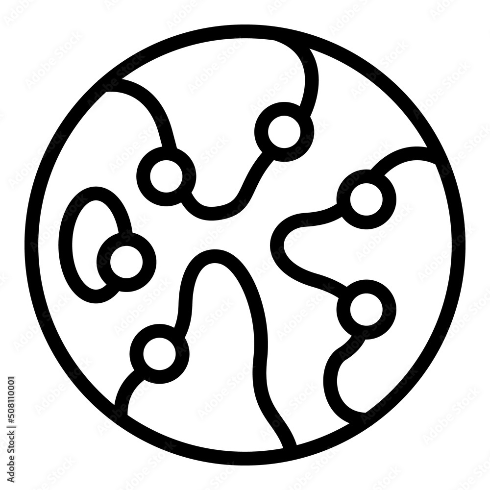 Poster global productivity icon outline vector. task job. work time