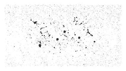 Grunge white texture. Stylish computer wallpaper or poster and banner for website. Minimalist art and creativity. Black spots, ink and sloppiness, interference. Cartoon flat vector illustration