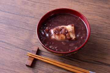 お餅入りぜんざい