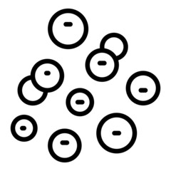 Fototapeta premium Baby vitamin icon outline vector. Infant care. Child health