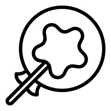 recommend clip art: Sweet candy icon outline vector. Chocolate food. Cake dessert