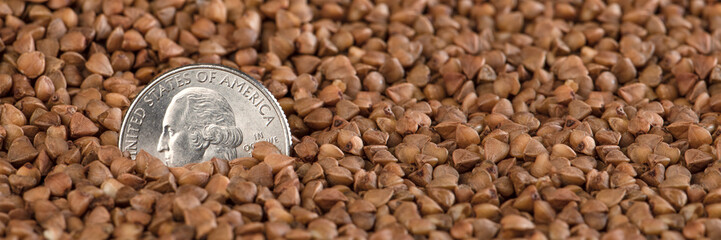 Prices for buckwheat, rising prices for crops. Global food crisis, rising prices in the US....