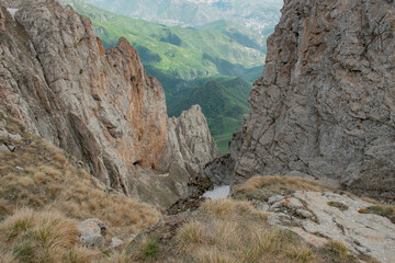 rock in the mountain peak