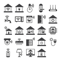 Smart Home Icon Sign Symbol