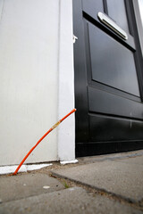 Installation of fibre optic cables and connecting to houses