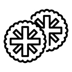 Australian cuisine icon outline vector. Dish dinner. Food chicken