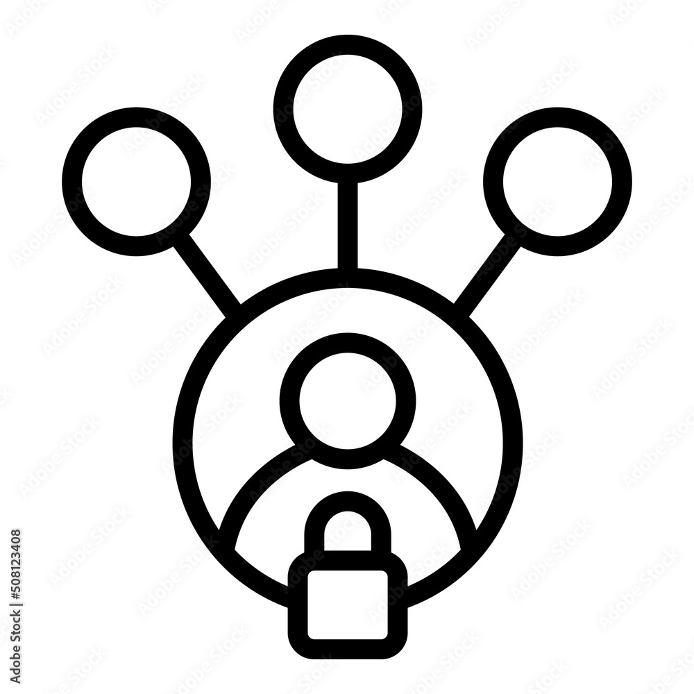 Poster digital registration icon outline vector. web page. online computer