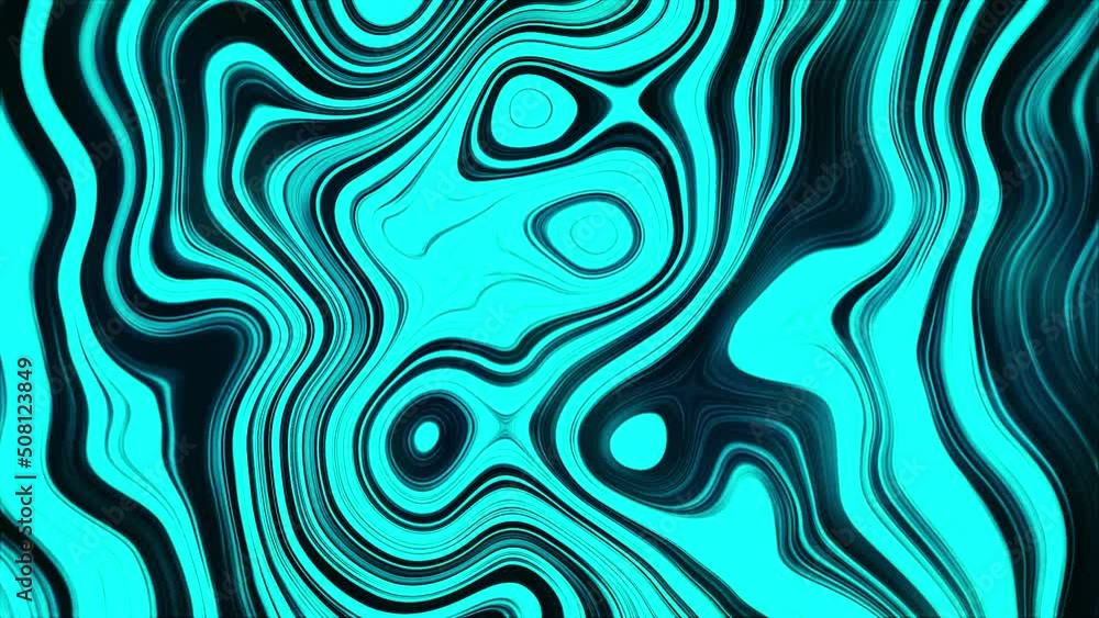 Poster background with iridescent lines and colors. motion. bright movements of paint lines with psychedeli