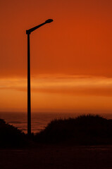 sunset at the beach