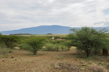 Scenic mountain landscapes at Shompole Conservancy in Kajiado County, Kenya