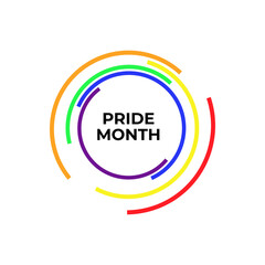 LGBT LGBTQ+ Pride Hearts and Slogans Social Media Post Template. Love is Love, Be Proud, Be Yourself. Hearts in LGBT Flag Colours. Vector Design Element for LGBT Pride Social Post, Square Banner, Logo