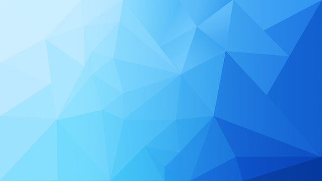 Abstract polygonal blue pattern background. Blue polygonal modern background.