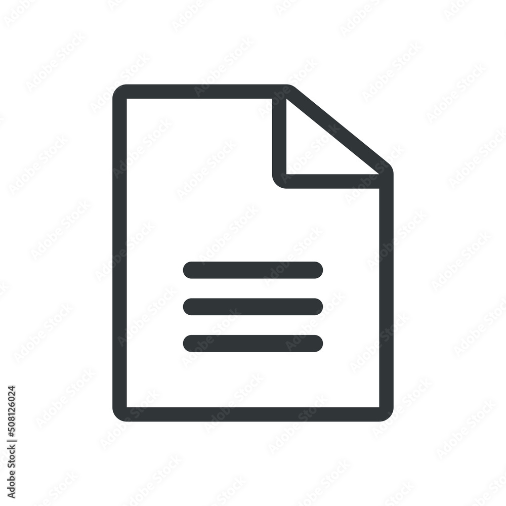 Poster flat data document design
