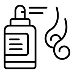 Hair spray icon outline vector. Salon barber. Beauty cut