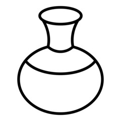 Olive oil jar icon outline vector. Label design. Food plant