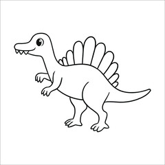 Dinosaur Coloring page Dino Pictures to Color for Kids