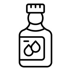 Virgin oil bottle icon outline vector. Olive food. Extra vegetable