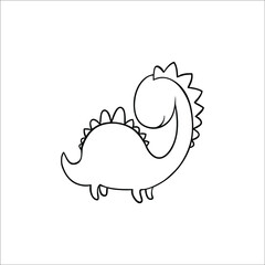 Dinosaur Coloring page Dino Pictures to Color for Kids