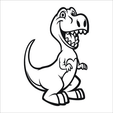Dinosaur Coloring page Dino Pictures to Color for Kids