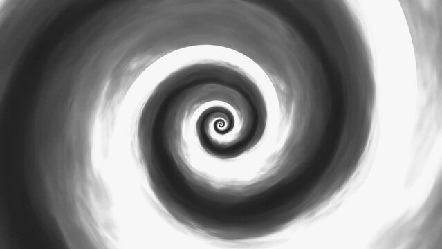 Hypnotic Spiral Spinning Smoke Droste