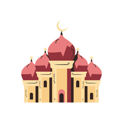flat muslim mosque design