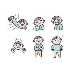 いろんなリアクションセット素材