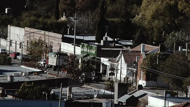 View of Gaiman, a Welsh Colonial Village near Trelew, Chubut Province, Patagonia, Argentina, South America. 