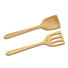 wooden kitchen utensils