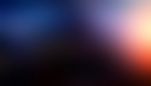 Red flare diffused light on dark blue blur background.