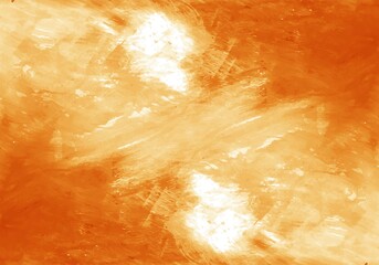 Abstract yellow and orange watercolor pastel background