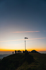 Obraz premium Sunset in the mountains