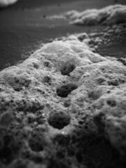 Bubbles on the beach