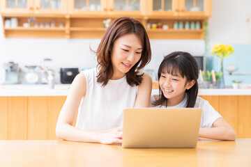 親子とパソコン