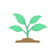 plant icon design template vector illustration