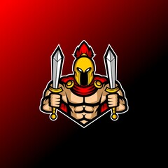 battle spartan esport logo