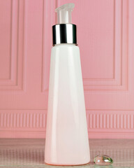 white cosmetic cream container