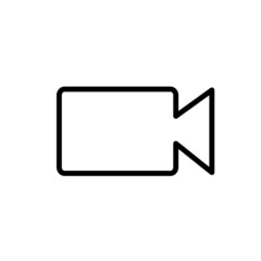 Fototapeta premium video camera icon vector illustration 