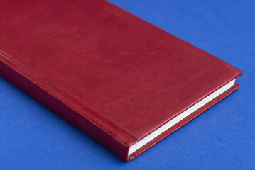 Book over background - closeup detail