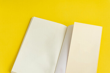 Book over background - closeup detail