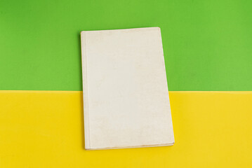 Book over background - closeup detail