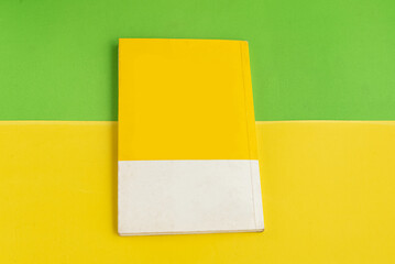 Book over background - closeup detail