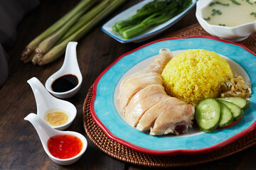 Southeast Asian Style Hainan Chicken Rice