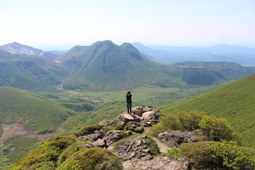 大船山　九重にて