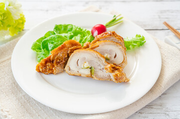 鶏肉のアスパラチーズ巻