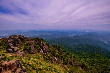 Scenic view of Mt.Jirisan National Park
