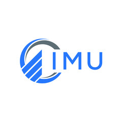 IMU letter logo design on white background. IMU  creative initials letter logo concept. IMU letter design.
