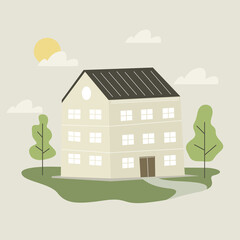 Handdrawn Home real estate building theme